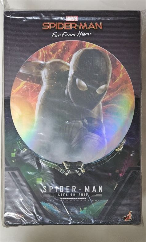 Hot Toys Mms Spider Man Stealth Suit Deluxe Version Carousell
