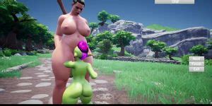 Feign Gameplay PAWG BBW Ork Pussylicking Tnaflix