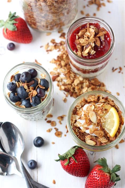 Easy Yogurt and Granola Breakfast Parfaits (Three Ways) - Completely
