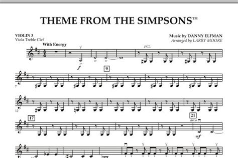 Search Results For Larry Moore The Simpsons Violin Viola Treble