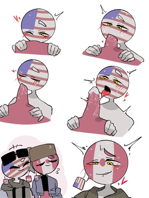 Rule 34 Amazing Art Style Canada Countryhumans Countryhumans Deepthroat Fellatio Gay Incest