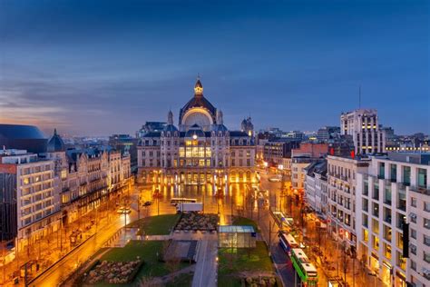Premium Photo Antwerp Belgium Cityscape At Centraal Railway Station