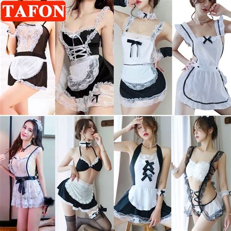 TAFON Styles Maid Costume Cosplay Sexy Costume Cosplay Lingerie Sexy Lingerie Erotic Maid