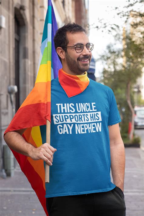 Uncle Supports Gay Nephew Svg Lgbt Ally Svg Gay Ally Svg Etsy Uk