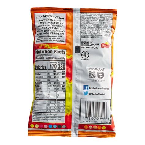 Cheetos Flamin Hot Crunchy Cheese Flavored Snacks Oz Case