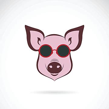 Pig Wears Glasses PNG, Vector, PSD, and Clipart With Transparent ...