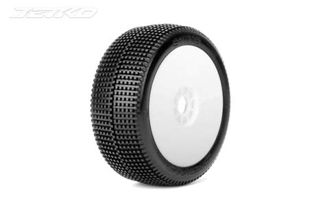 Jetko Sting Super Soft Buggy Pre Glued White Revo Rims Kyosho Rc