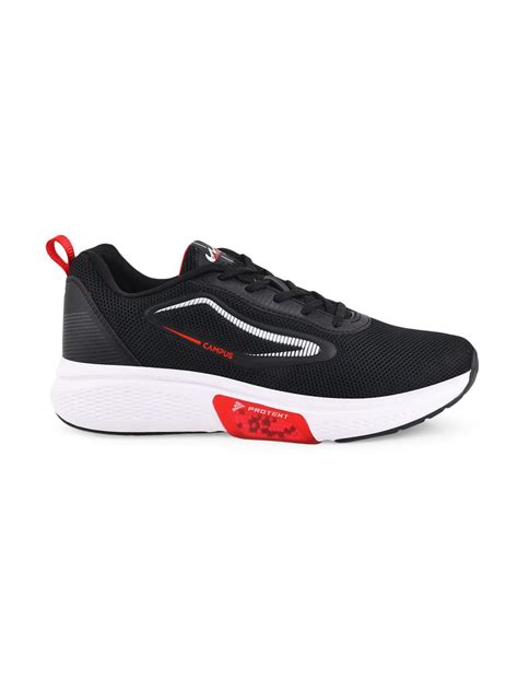 Buy Shockers Black Mens Running Shoes Online Campus Shoes