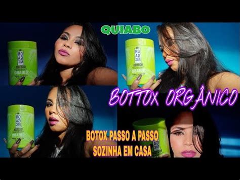 BOTOOX ORGÂNICO DE QUIABO PASSO A PASSO APLICANDO BOTOX SOZINHA EM