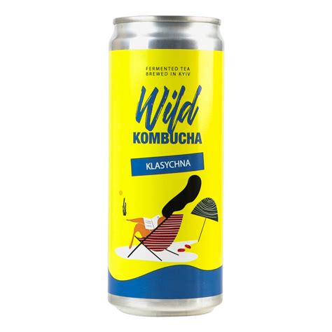 Комбуча Классическая Wild Kombucha ж/б 330мл Wild Kombucha ...