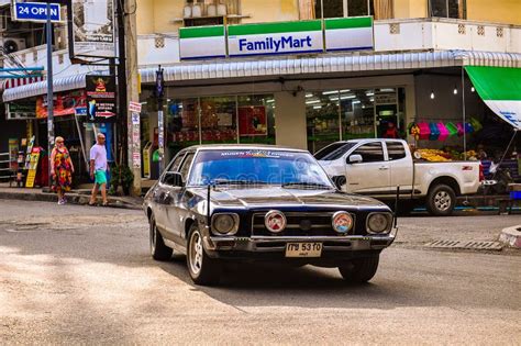 car pattaya street editorial stock photo image  street