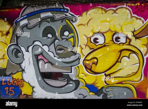 Graffiti Rio De Janiero Brazil Rio De Janeiro Stock Photo Alamy