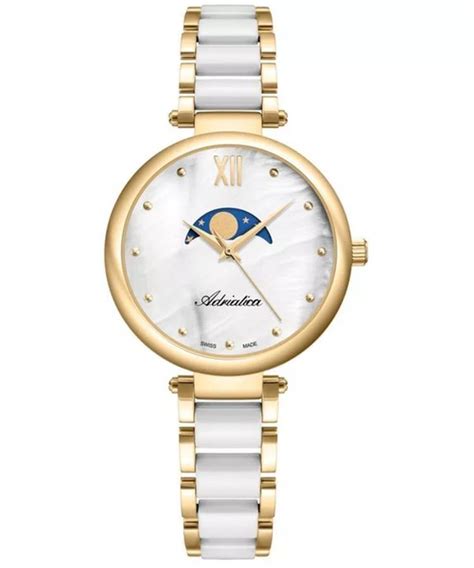 Женские часы Adriatica A3705.D18FQM со стальным браслетом – фото ...