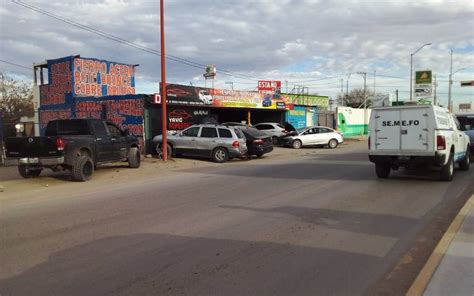 Asesinan a balazos a hombre en taller mecánico ciudad Juárez homicidios