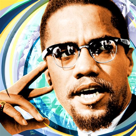Black History Art Series • Artwork Malcolm X 2016 Blackhistory Art