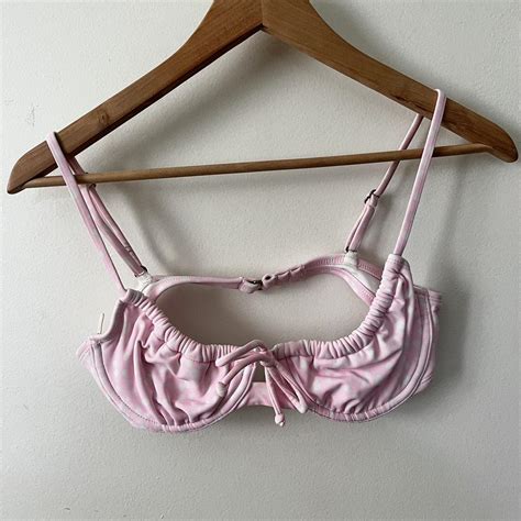 PINK BIKINI TOP Super Cute But One Flaw Is That A Depop