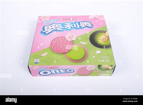 Pink And Green Oreo Cookies Sakura Matcha Flavoured Imported In To