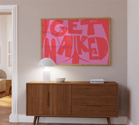Get Naked Poster Butt Cheek Poster Butts Print Bathroom Wall Decor Funny Toilet Poster