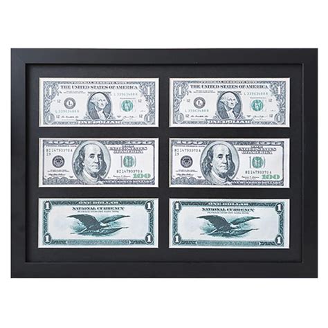 CHUNHUI Dollar Bill Frame Display,Paper Money Display Frame,Currency