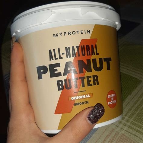 Myprotein All Natural Peanut Butter Original Smooth Review Abillion