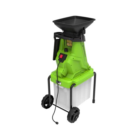 Садовый измельчитель Greenworks GW-2800SD, 220v, 2.8 кВт с контейнером ...