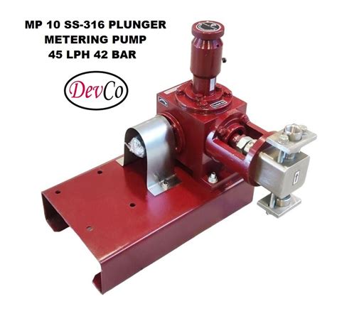 Pompa Dosing SS 316 Plunger Metering Pump 45 LPH 42 Bar