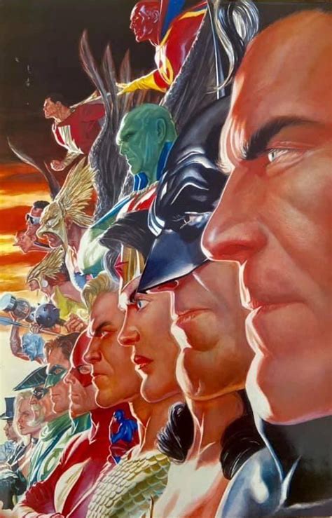 Alex Ross Thealexrossart Twitter Alex Ross Comic Art Dc Comics Art