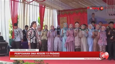 sma negeri  padang menggelar perpisahan kelas dua belas angkatan