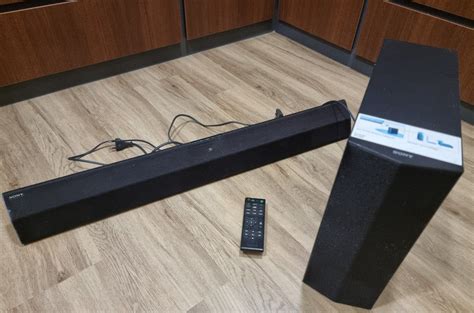 Sony HT-CT370 soundbar and subwoofer 2.1 system TV speaker bluetooth ...