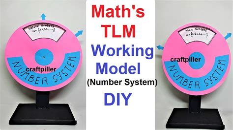 Maths Tlm Working Model Number System Diy Free Science Maths