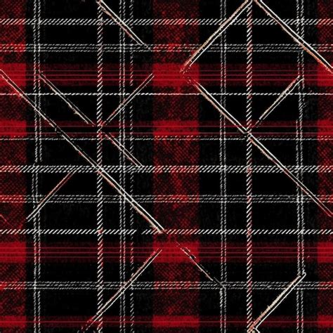 Premium Photo A Close Up Of A Red And Black Plaid Fabric Generative Ai