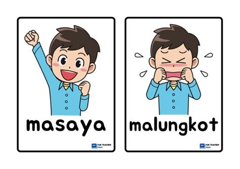 Salitang Magkasalungat Flashcards 1 Fun Teacher Files