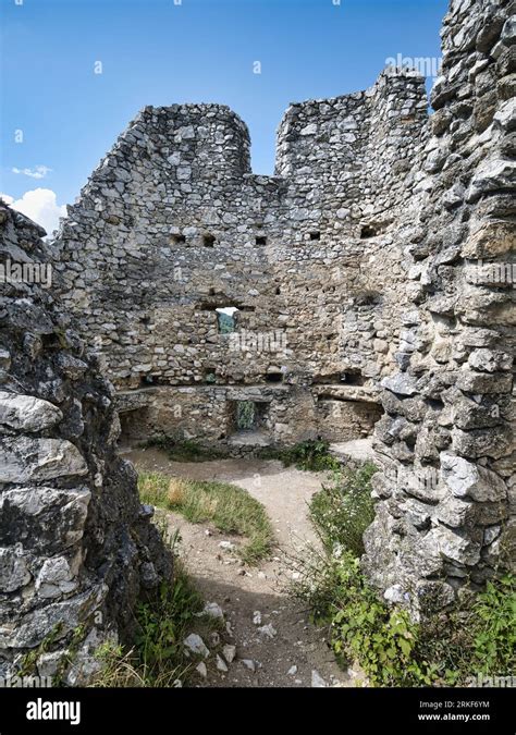 Cachtice Castle Old Ruins In Slovakia Stock Photo Alamy