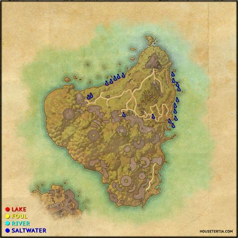 Eso Fishing Map Artaeum House Tertia