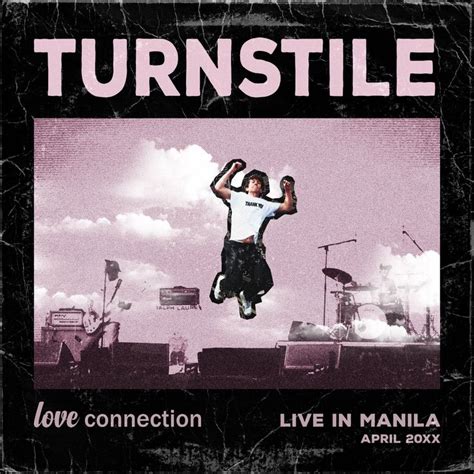 Turnstile Fan Concert Poster In 2024 Concert Posters Poster Concert