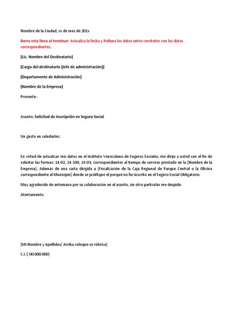 Carta Solicitud De Cotizacion Vrogue