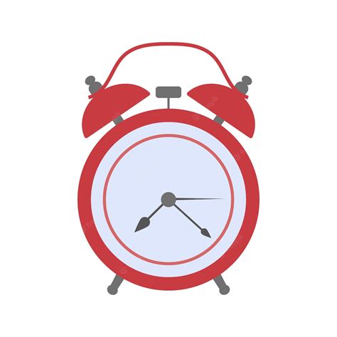 Иллюстрация будильника дизайн школьных принадлежностей снова в школу ...