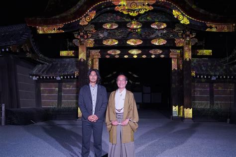 土 からFLOWERS BY NAKED 京都二条城スタート NAKED FLOWERS 桜 世界遺産二条城