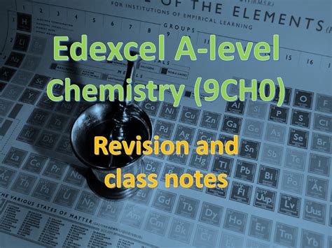 Edexcel A Level Chemistry Topic 3 Redox 1 Teaching Resources