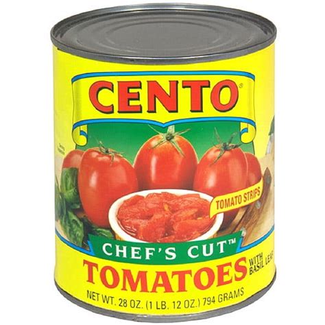 Cento Chefs Cut Tomatoes 28 Oz Pack Of 12