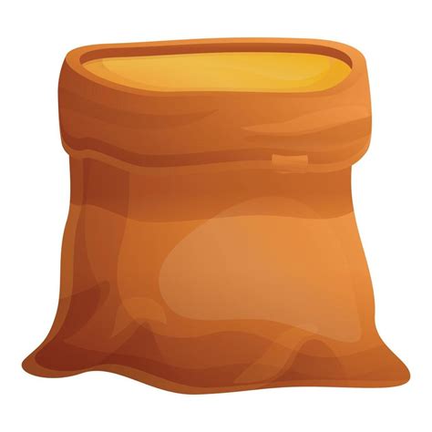 Corn Full Sack Icon Cartoon Style Vector Art At Vecteezy