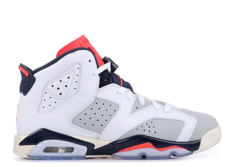 Air Jordan 6 Retro GS 'Tinker' - Air Jordan - 384665 104 - white/red ...