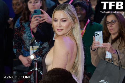 Kate Hudson Sexy Seen Flaunting Her Hot Tits At The Glass Onion Premiere In London Aznude