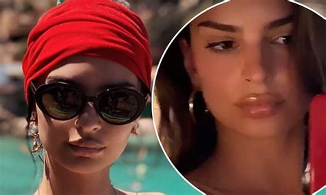 Emily Ratajkowski Goes Completely NAKED As The Model Shows Off More Than Her Tan Lines Daily