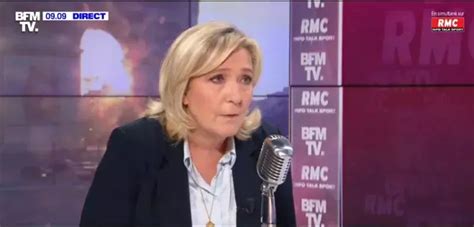 Marine Le Pen Les Allocations Familiales R Serv Es Exclusivement Aux