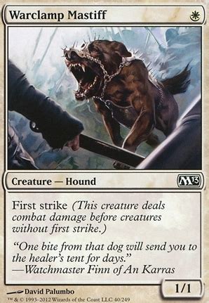 Warclamp Mastiff 2013 Core Set Modern Card Kingdom