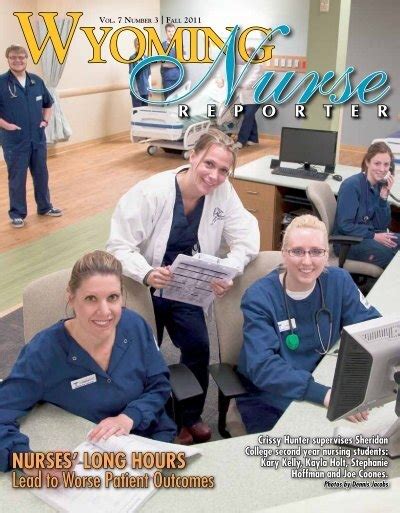 Nurse Reporter Fall 2011 Wyoming State Board Of Nursing