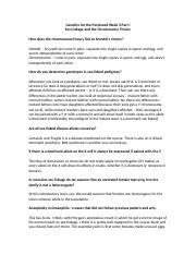 Genetics For The Perplexed Week 3 Sex Linkage And Chromosome Theory Doc Genetics For The