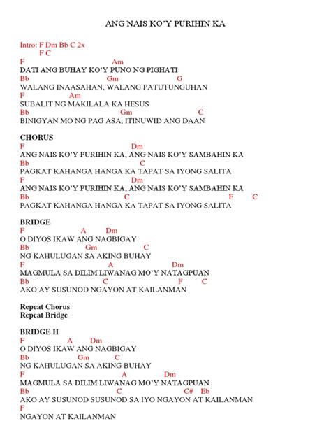 Ihahayag Sa Buong Mundo Lyrics And Chords