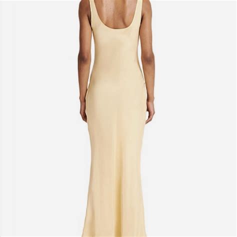 Nude Lucy Maxi Slip Dress Such A Gorgeous Yellow Depop